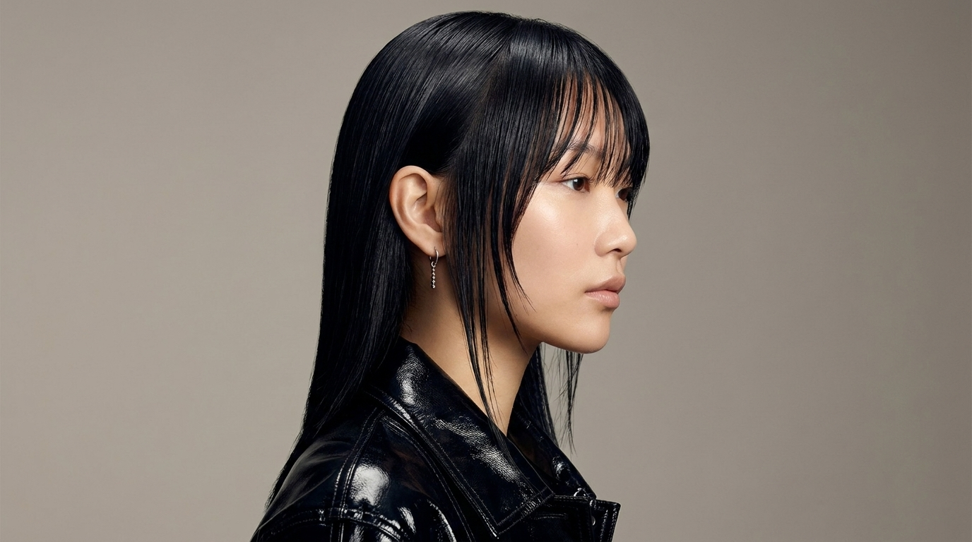 Korean hair and beauty editorial portrait — Kim Sun Young Sydney